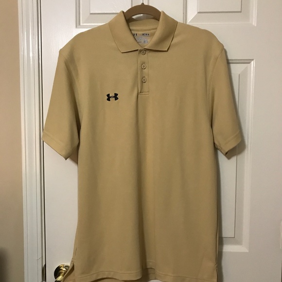 gold under armour shirt